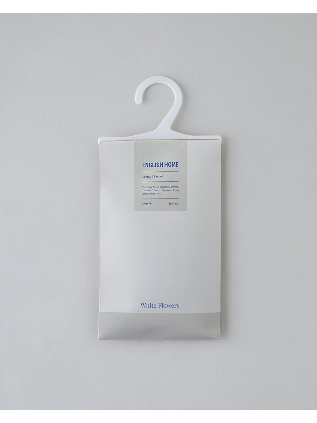 Bej Beyaz Çiçekler Kokulu Kese-1