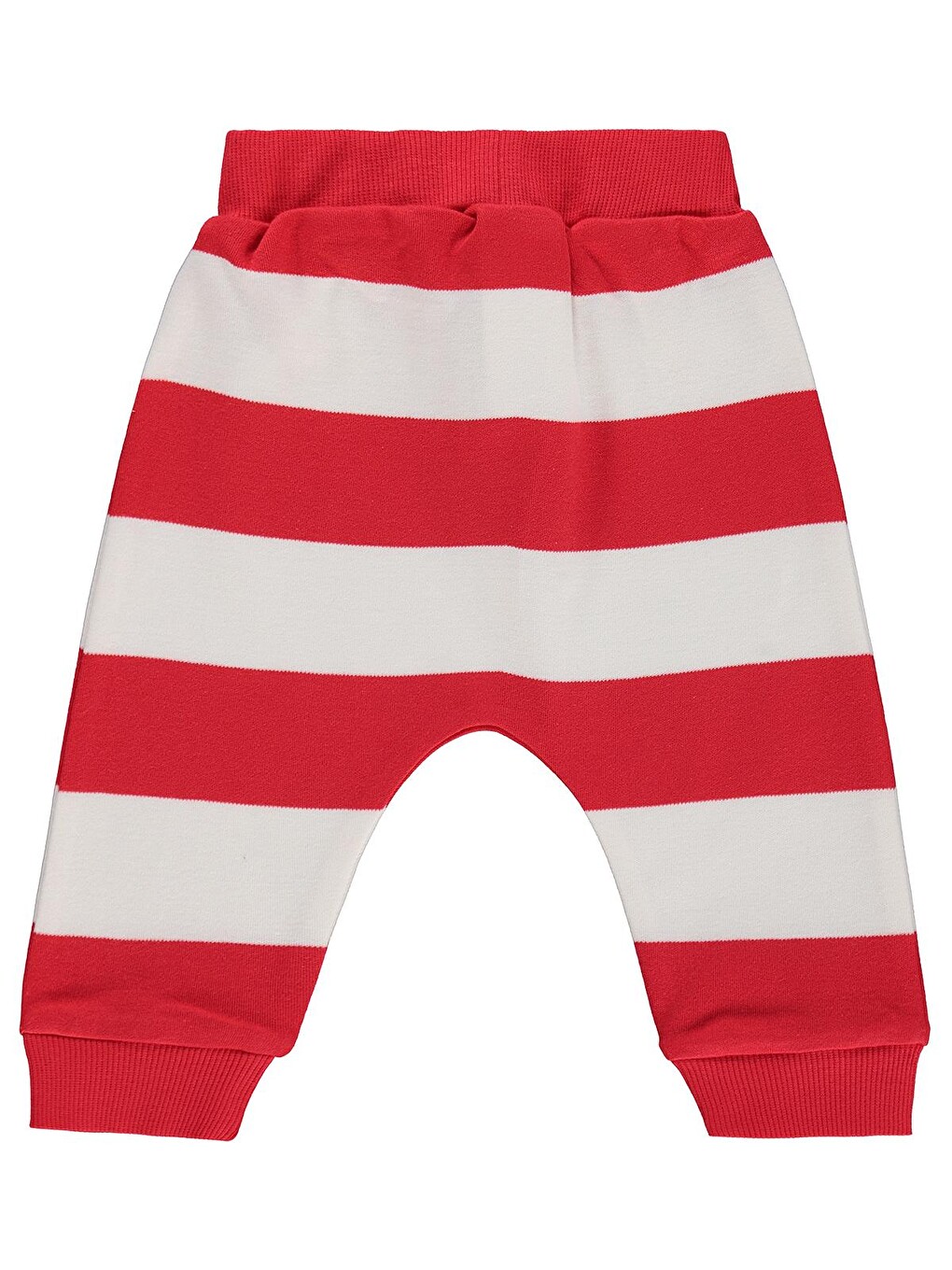 Baby Çizgili 6-18 Ay Eşofman Altı - Kırmızı-1