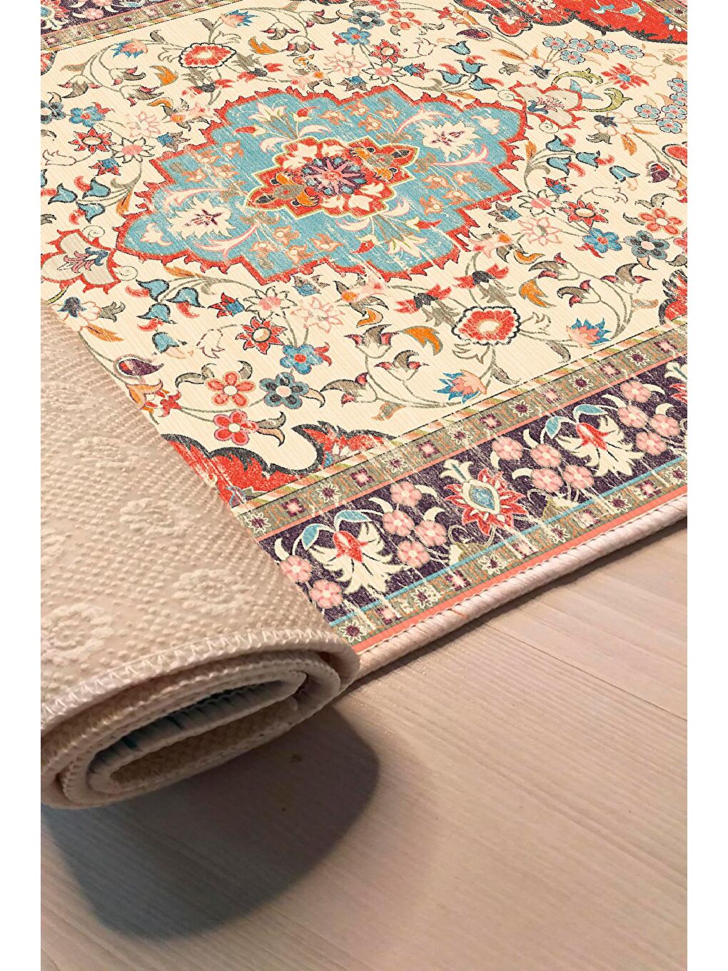 Karışık Dekoratif Özel Tasarım Modern Halısı 80x150 cm-4