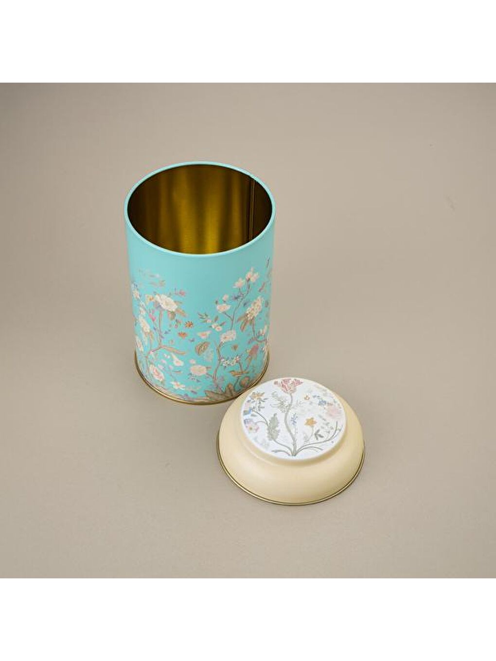 Karışık Botanica Metal Saklama Kabı - Renkli - 10,5x15 cm-1