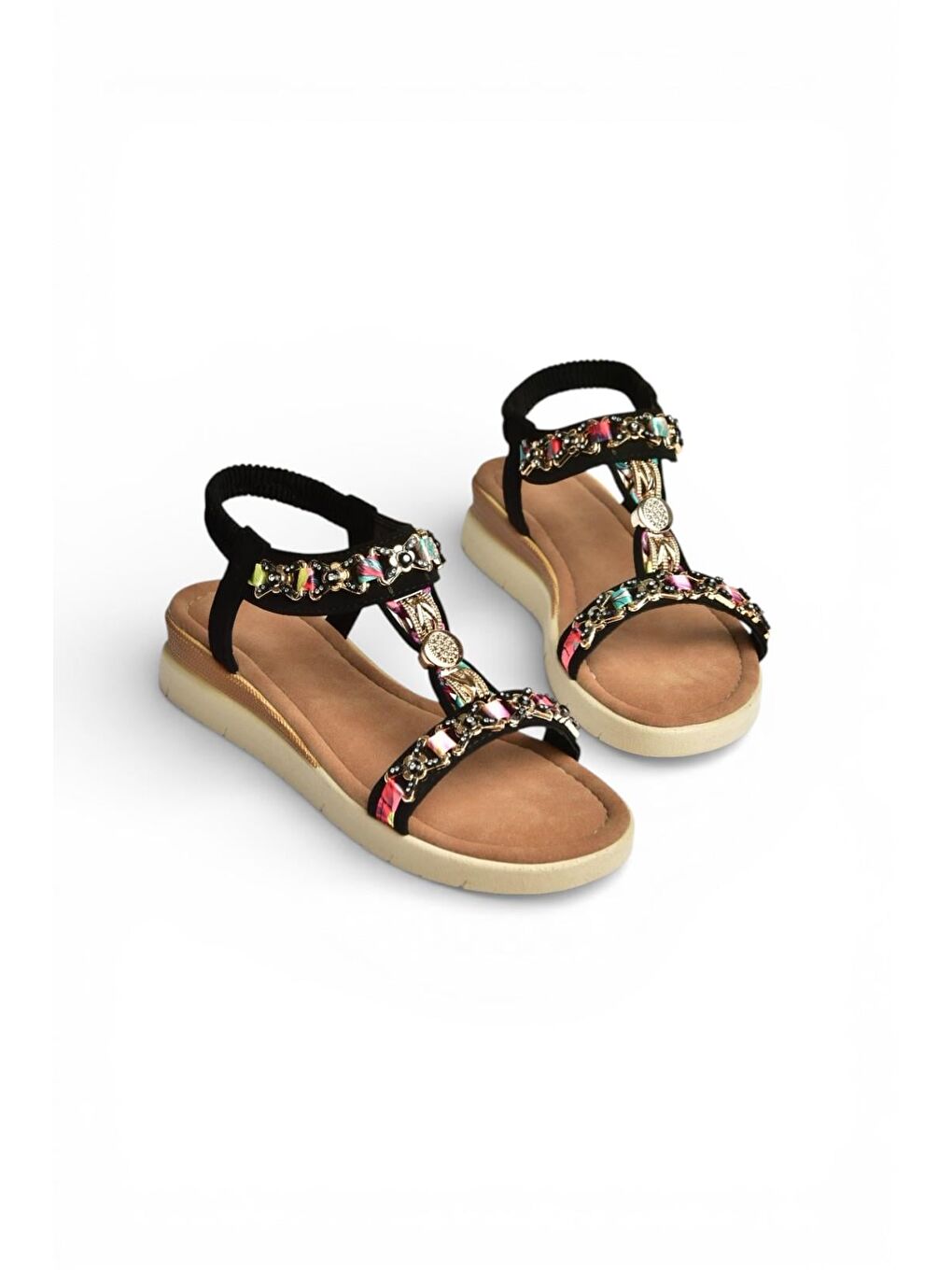 Siyah Kadın Sandalet Y274801409-3