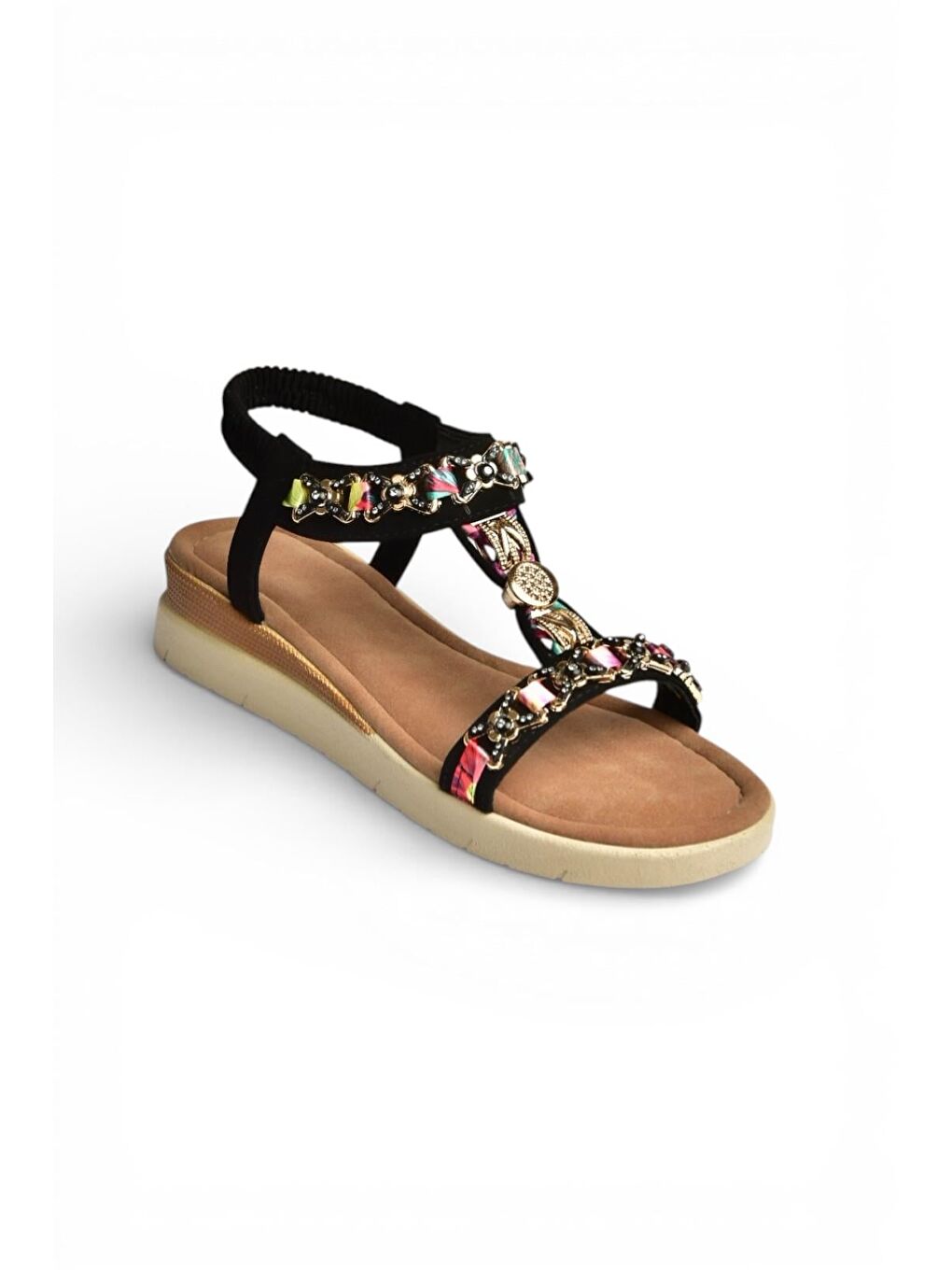 Siyah Kadın Sandalet Y274801409-4