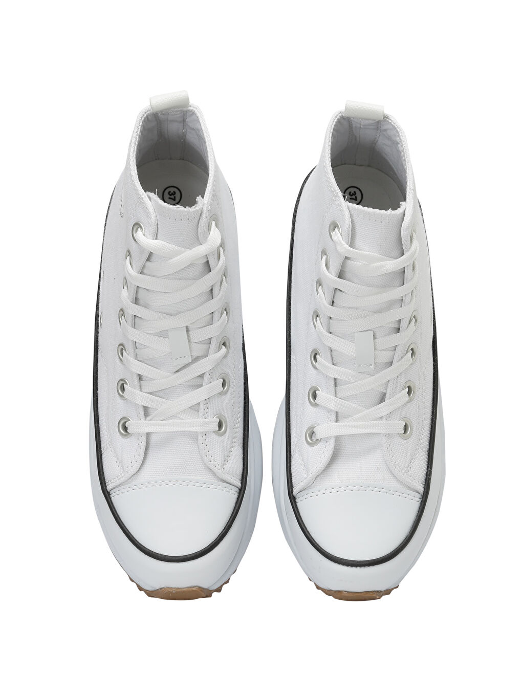 PERLA HI W 3FX Beyaz Kadın High Sneaker-3