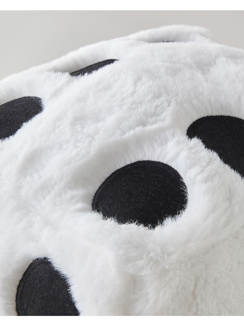 Siyah Dice Dekoratif Kırlent 20x20 cm Beyaz-2