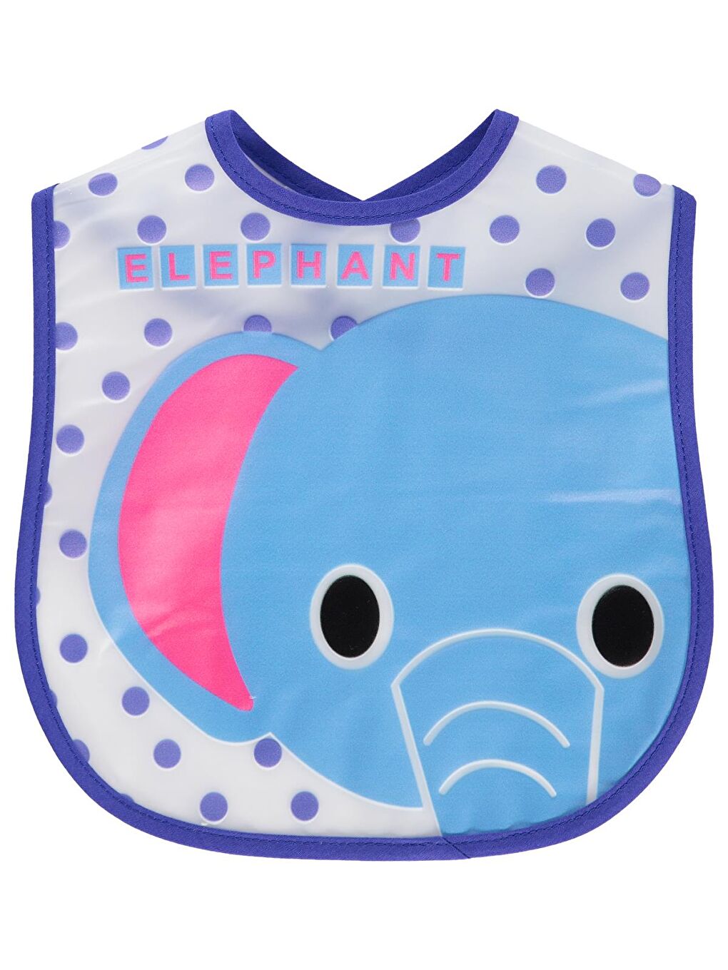 Baby Fil Baskılı Mama Önlüğü - Lacivert Standart