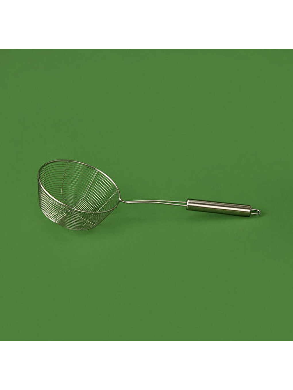 Gri Çelik Süzgeç - Inox - 16 cm-2