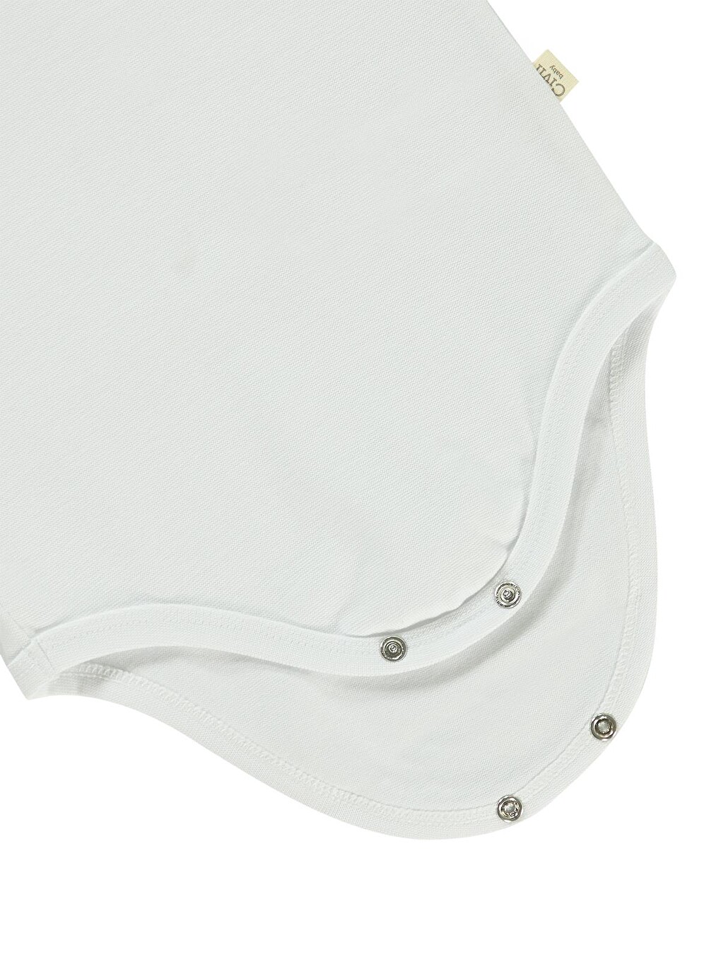 Baby 5 Li Organik Sıfır Kol 0-36 Ay Çıtçıtlı Badi - Ekru-9