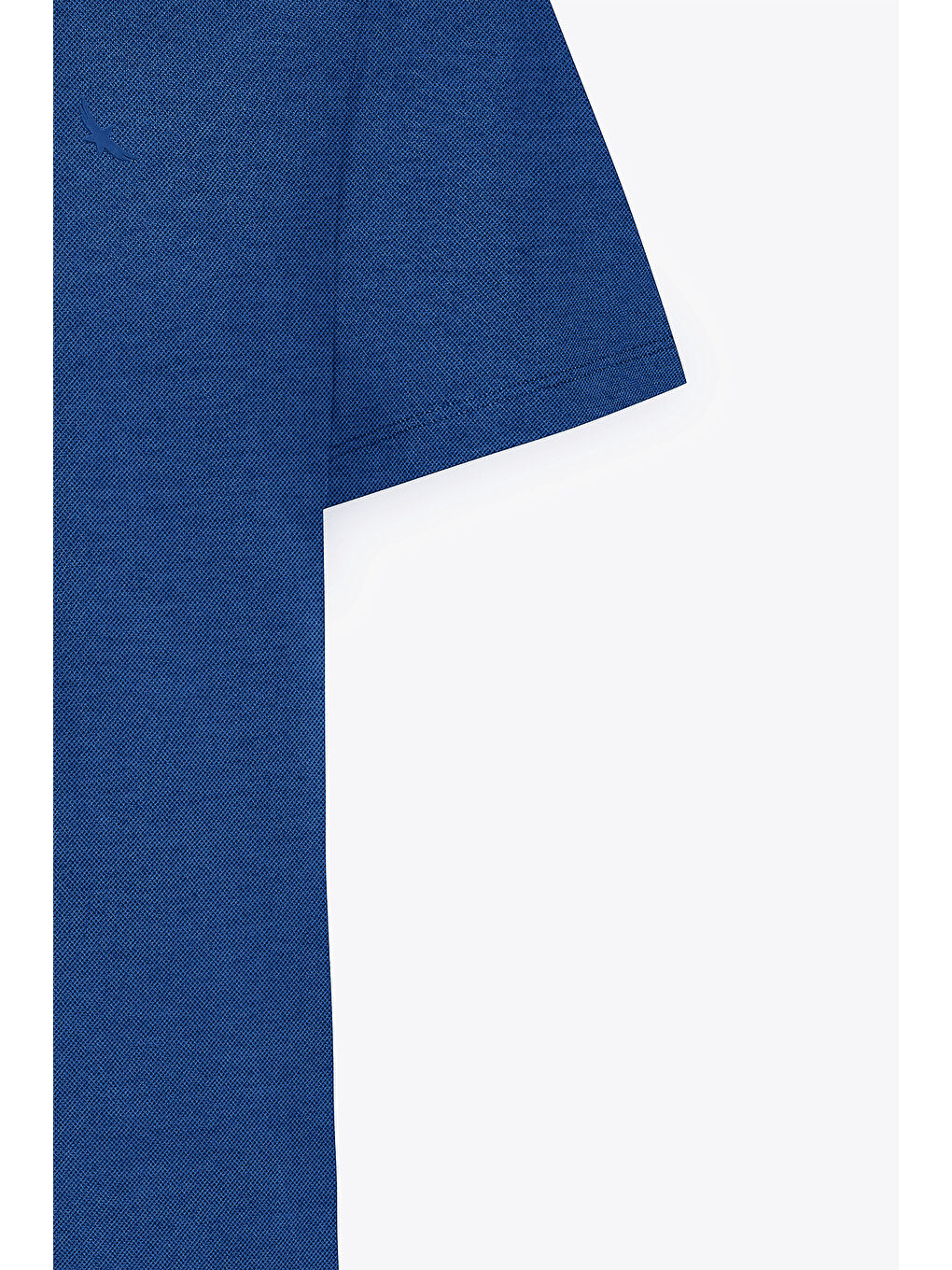 Erkek İndigo Slim Fit Dar Kesim Bisiklet Yaka Pamuklu Tişört-7