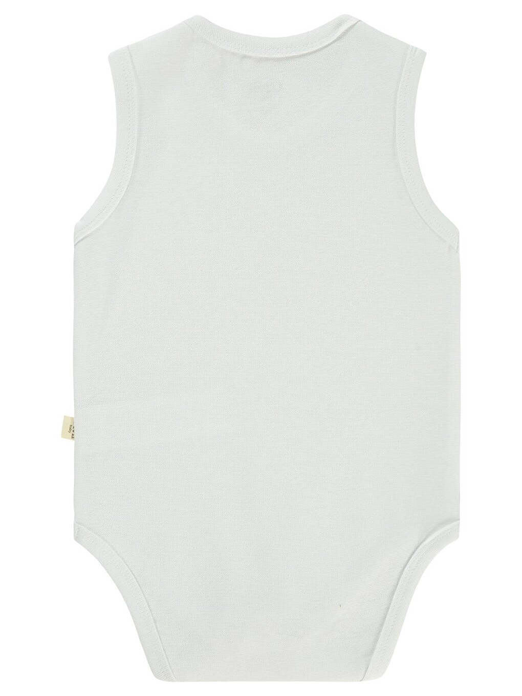 Baby 5 Li Organik Sıfır Kol 0-36 Ay Çıtçıtlı Badi - Ekru-10