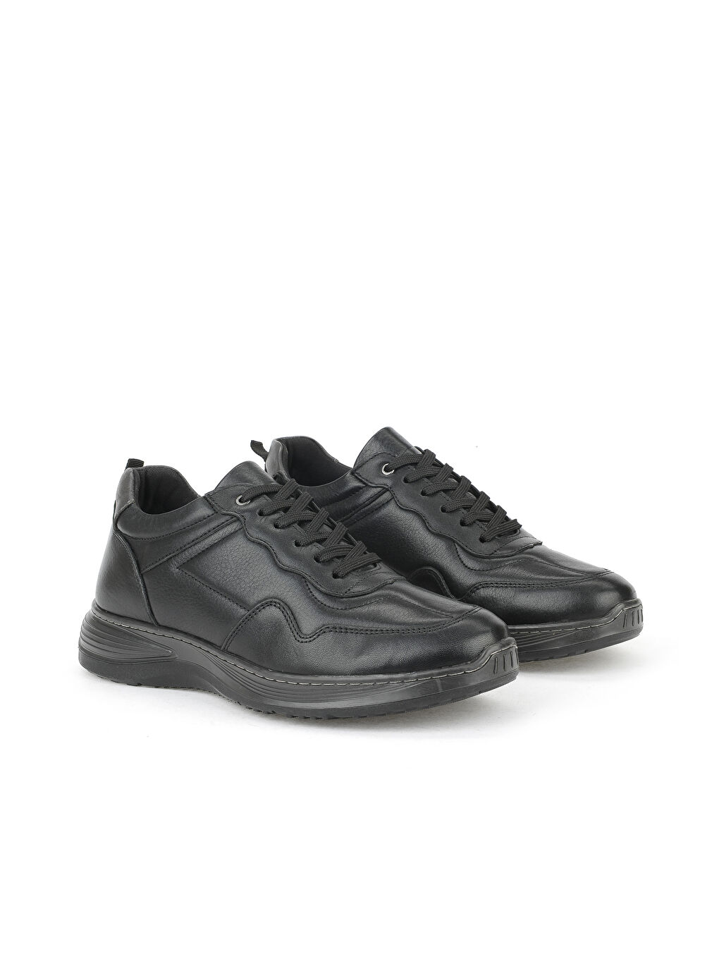 Erkek Hakiki Deri Ayakkabı 1531002Z2089 Siyah-1
