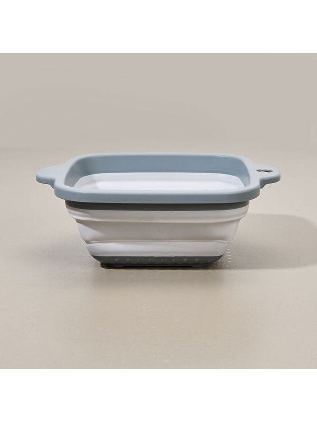 Akordeon Kare Süzgeç - Gri-1