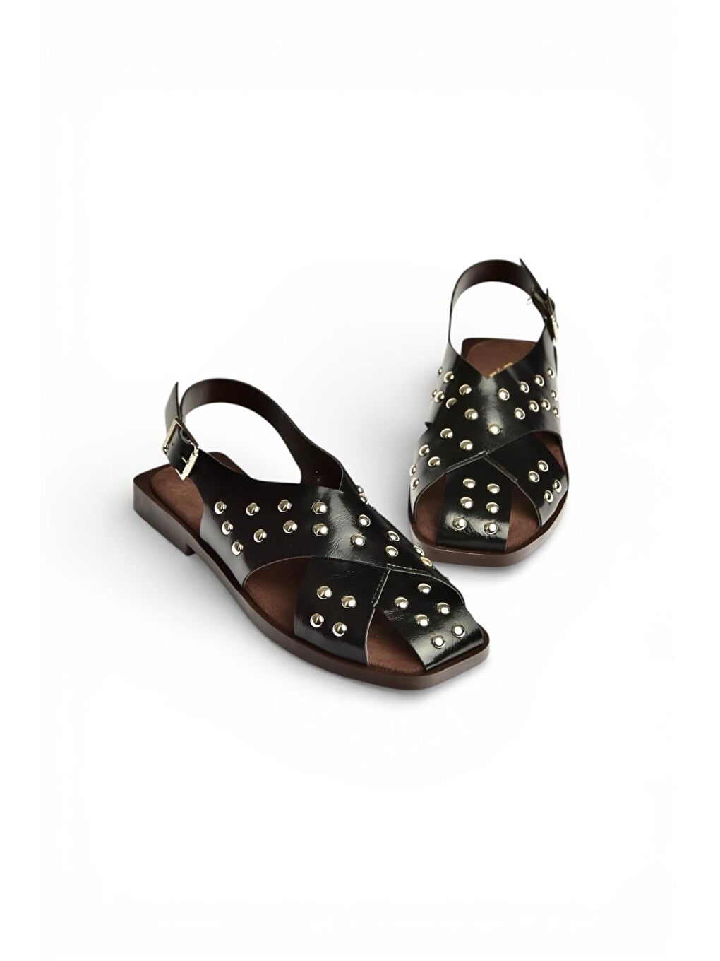 Siyah Kadın Sandalet Y458502760-3