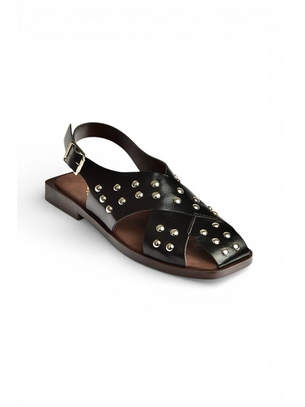 Siyah Kadın Sandalet Y458502760-4