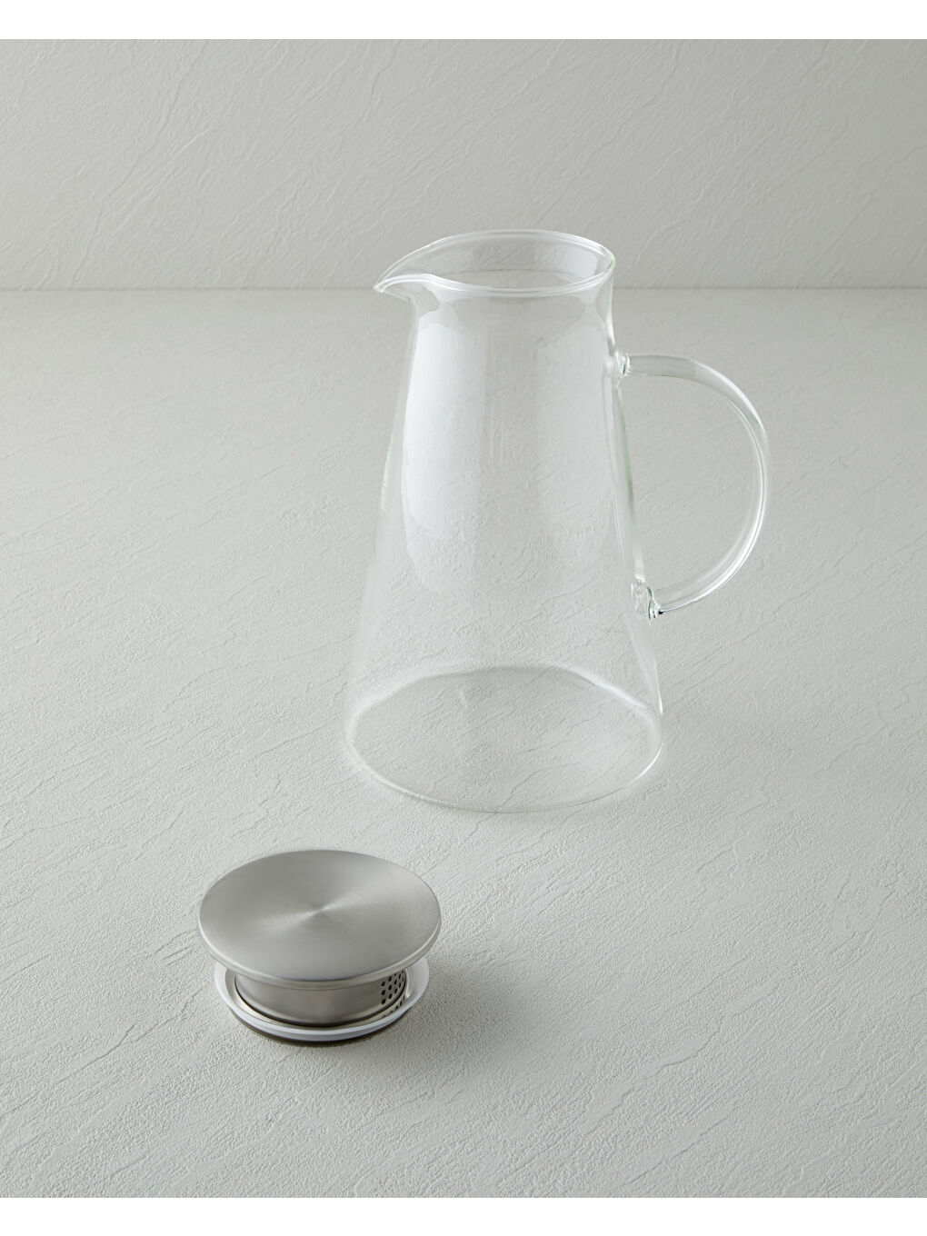 Renksiz Solin Cam Sürahi 1800 ml Şeffaf-1