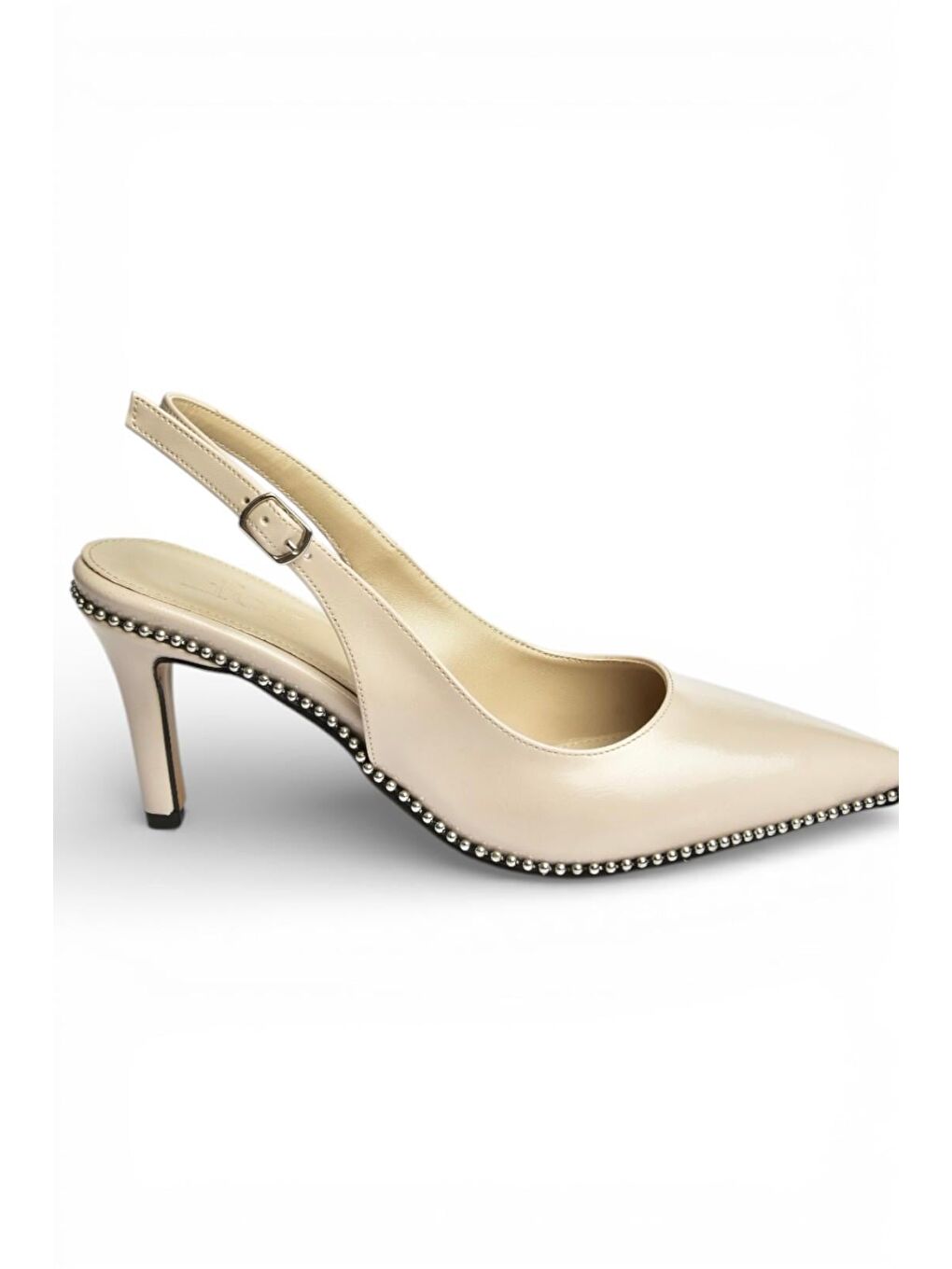 Bej Kadın Topuklu Ayakkabı Y572099760-5