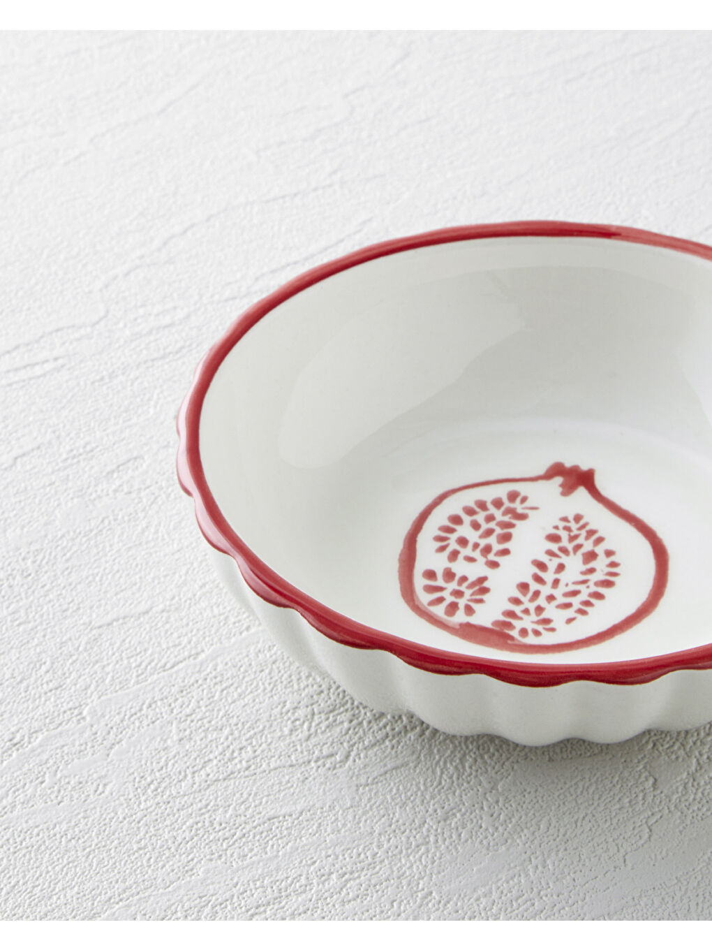 Etna Seramik Çerezlik 13 cm Kırmızı-2