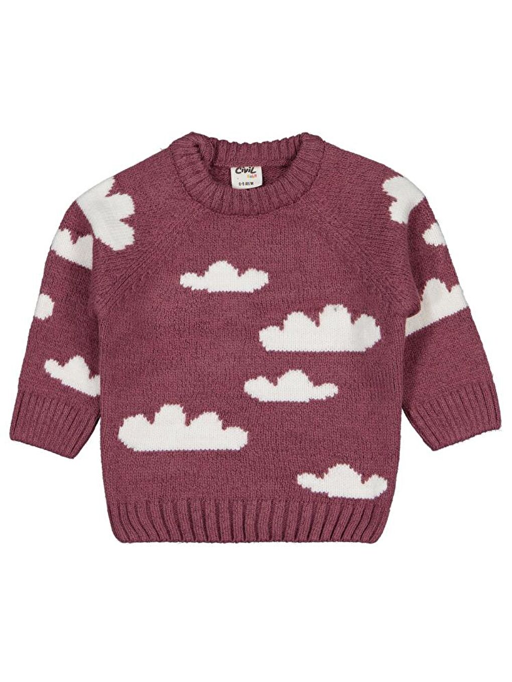 Pembe Baby Cloud Örgü 6-18 Ay Kazak