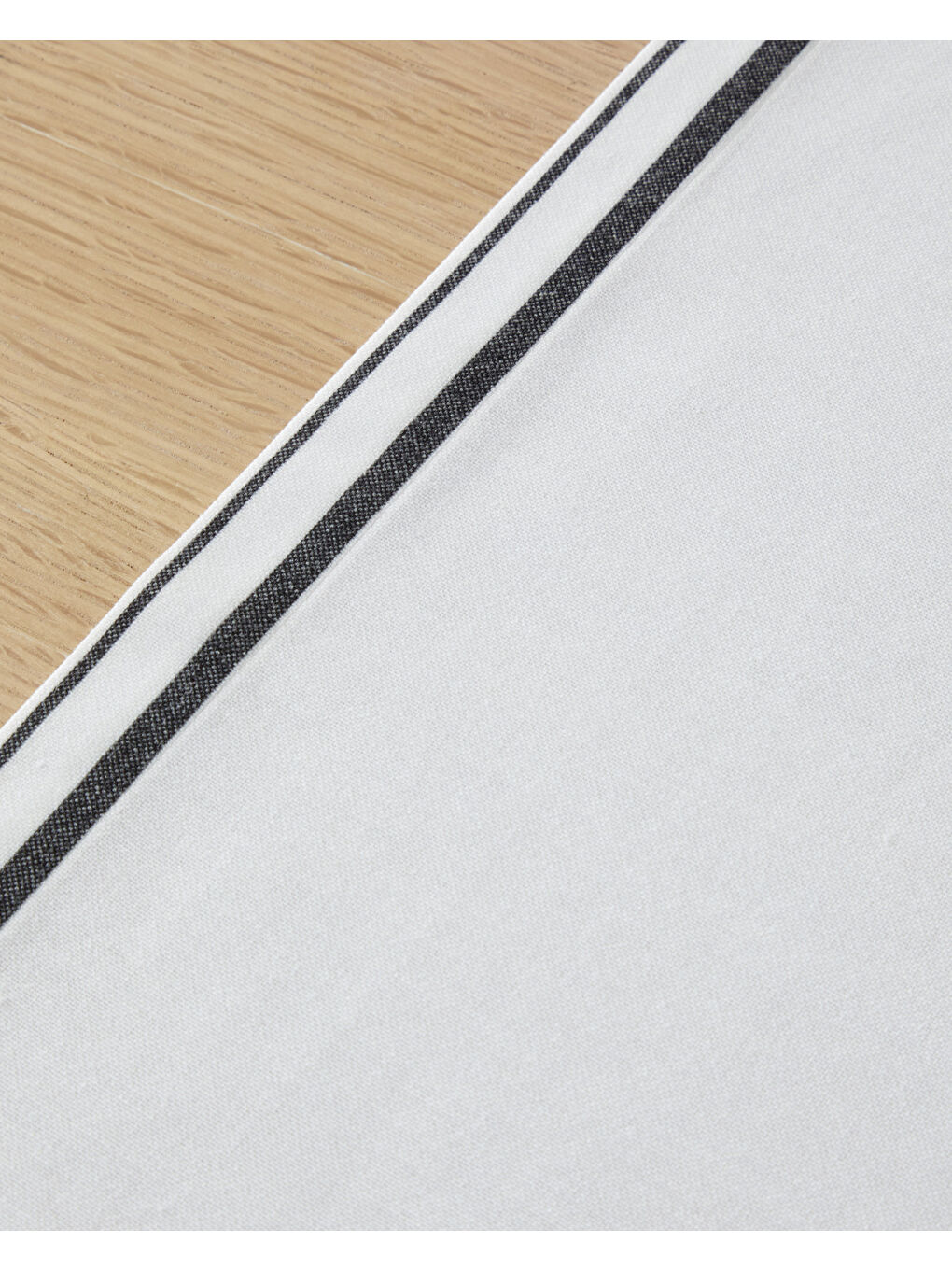 Arborelle Polyester Runner 40x140 cm Siyah - Beyaz-1