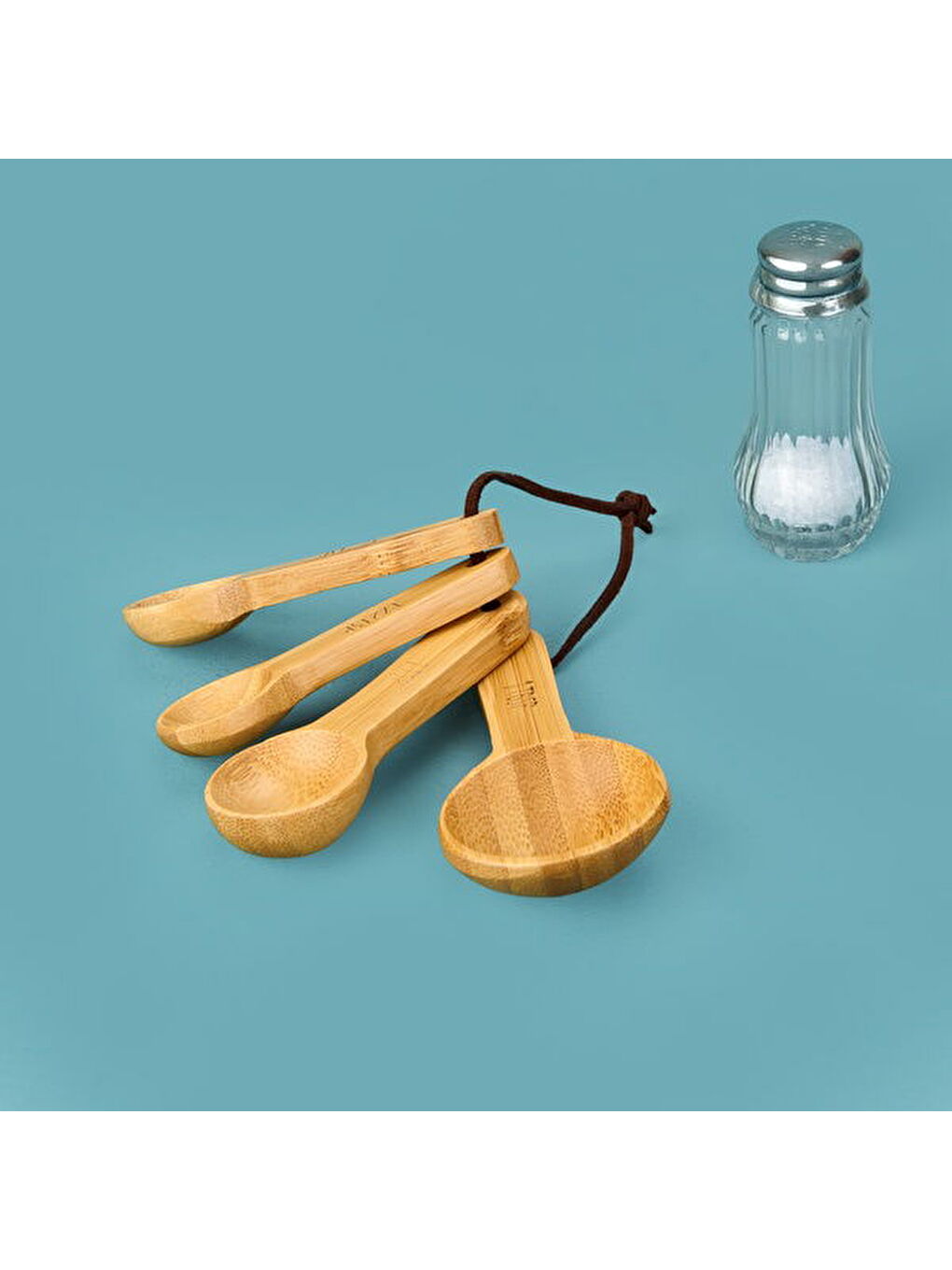 Bambu Ölçü Kaşığı Seti - Açık Kahverengi-2