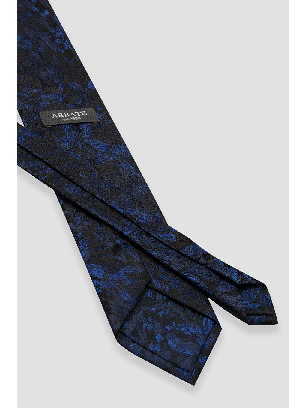 Kravat 8 Cm Mikrofiber Polyester Lacivert Erkek Desenli Kravat-2