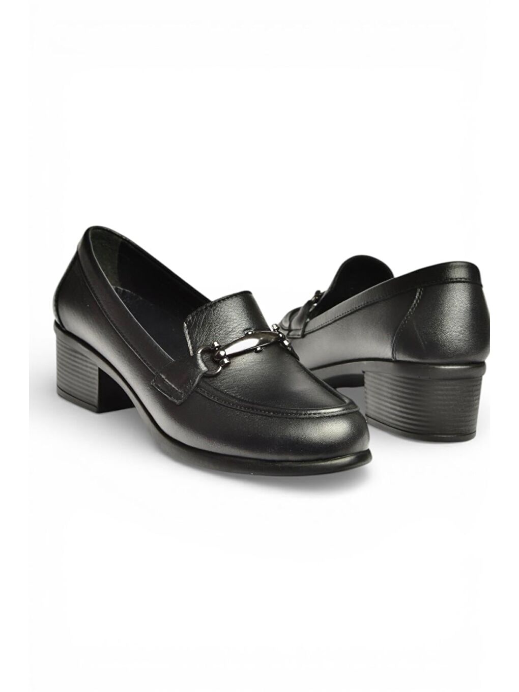 Siyah Kadın Topuklu Ayakkabı Y555592003-2