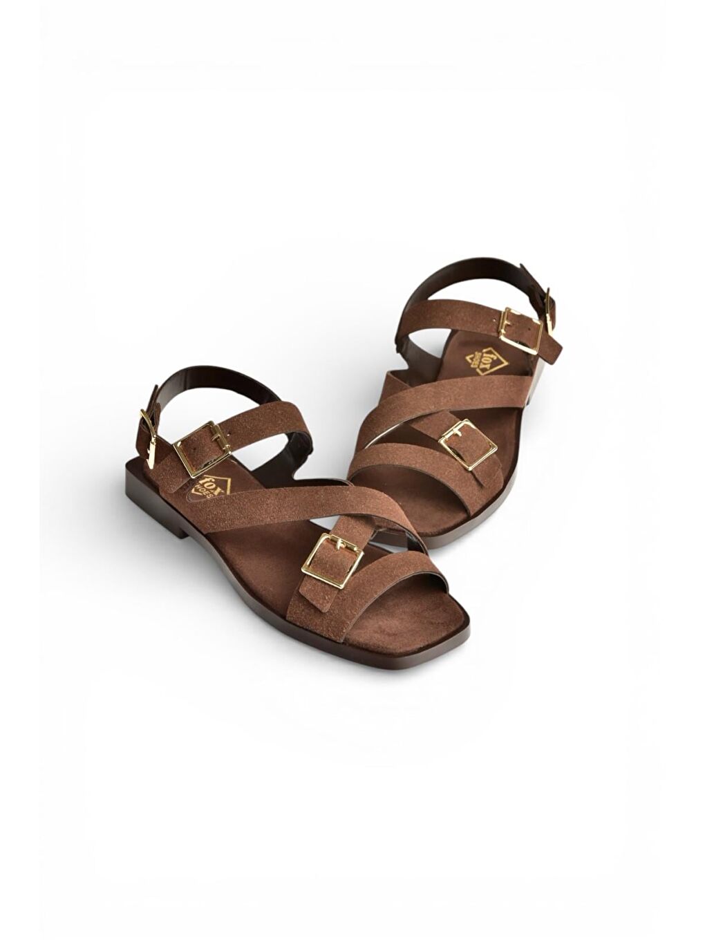 Kahverengi Kadın Sandalet Y458702602-4