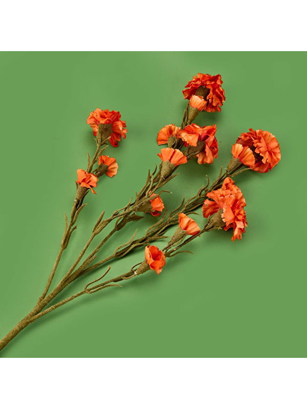 Deco Kranfil Dal Çiçek - Turuncu - 68 cm-2