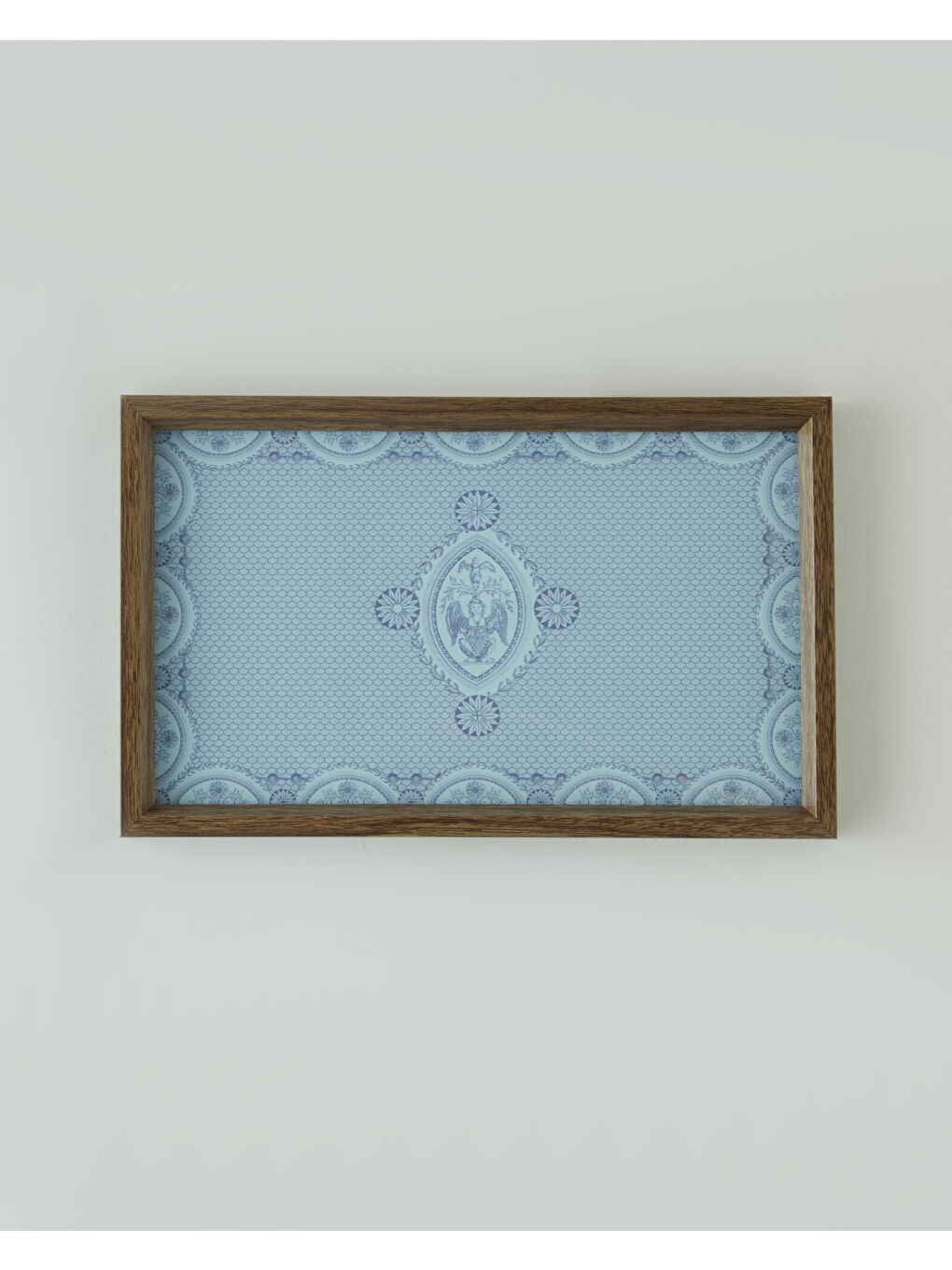 Luna Dekoratif Tepsi 16x26 cm Mavi