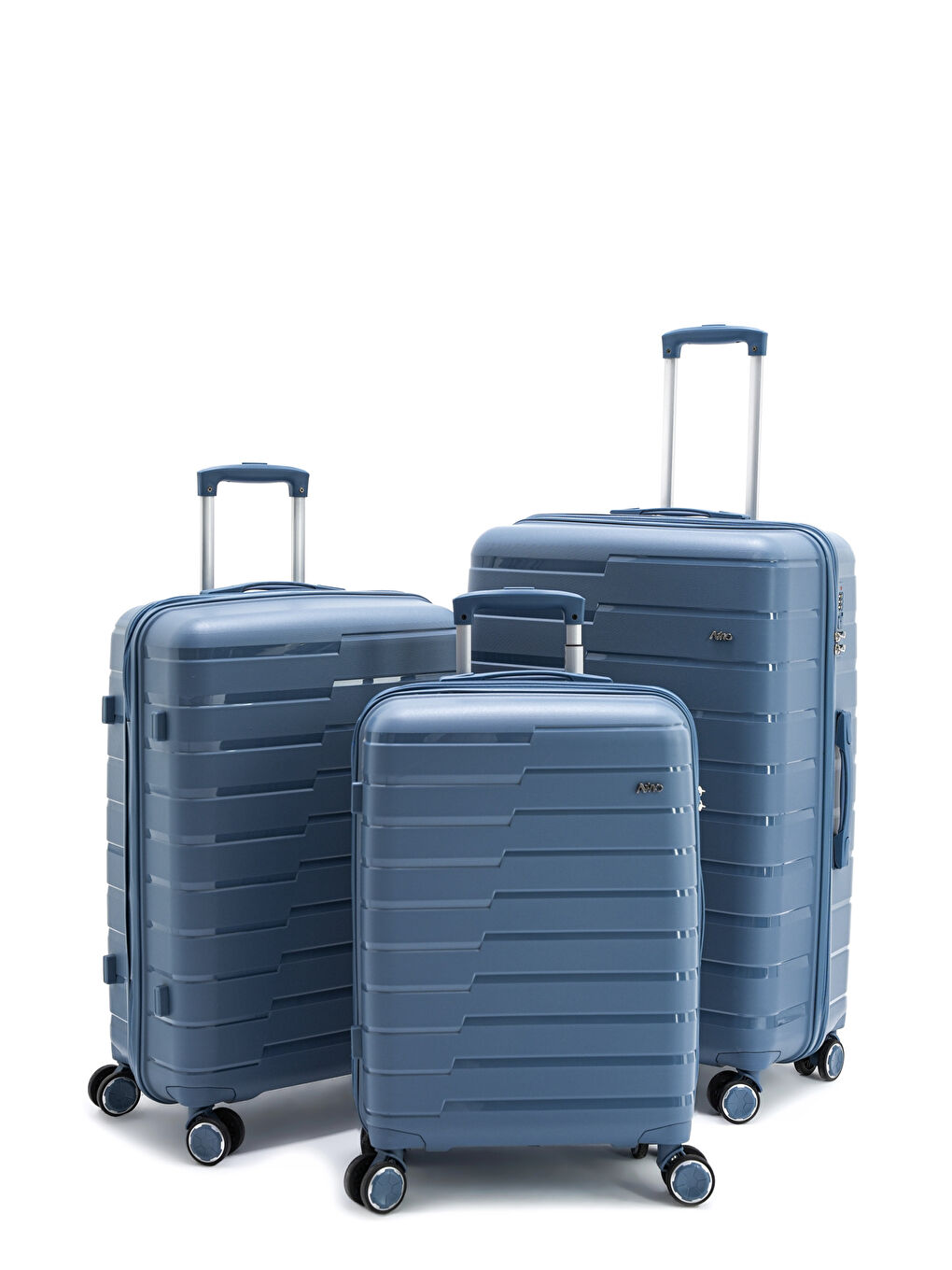 Mavi İthal Pp Titan Valiz Seti
