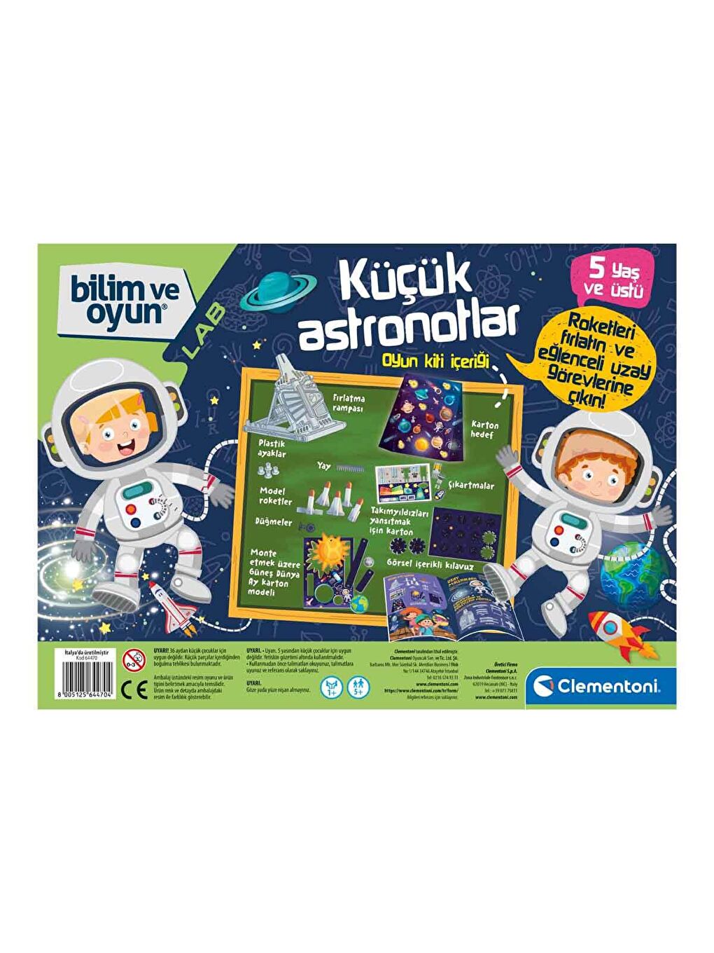 Clementoni Renksiz Bilim ve Oyun Minik Astronotlar 64470 - 4