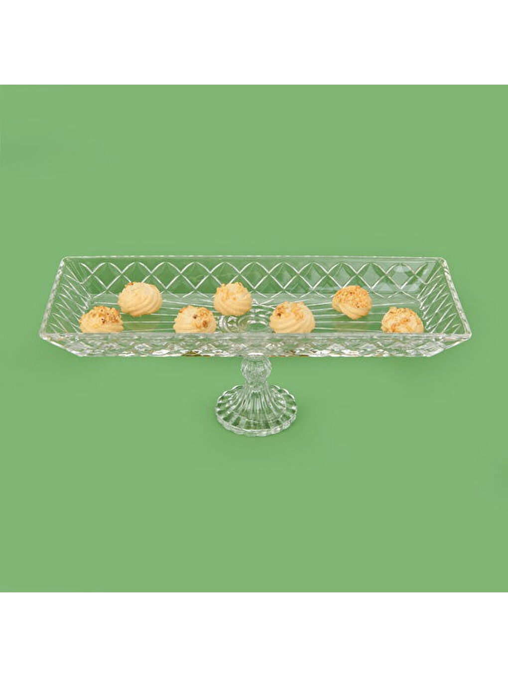 Renksiz Linka Sunumluk - Şeffaf - 39x15x14 cm-1