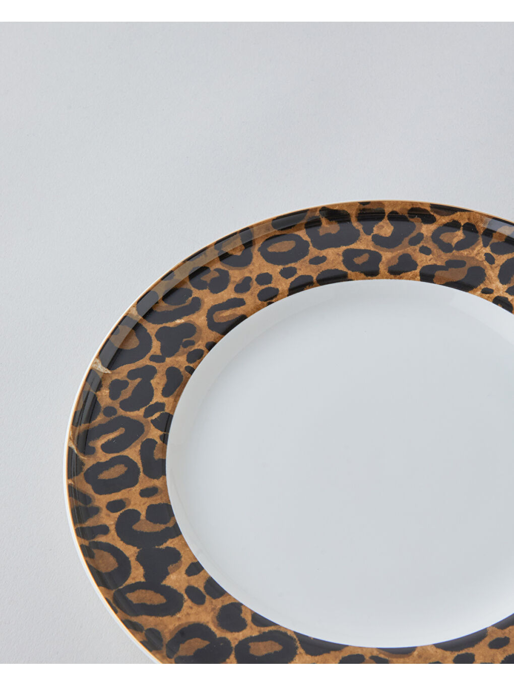 Leopardo Bone Porselen Yemek Takımı 24 Parça 6 Kişilik Kahverengi-6