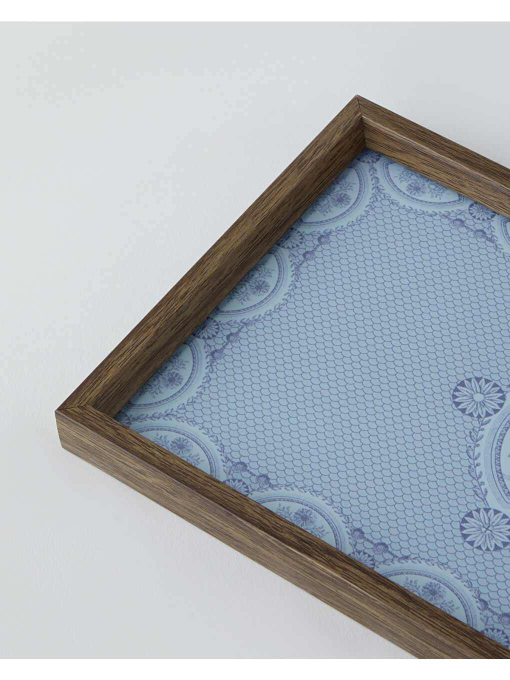 Luna Dekoratif Tepsi 16x26 cm Mavi-2