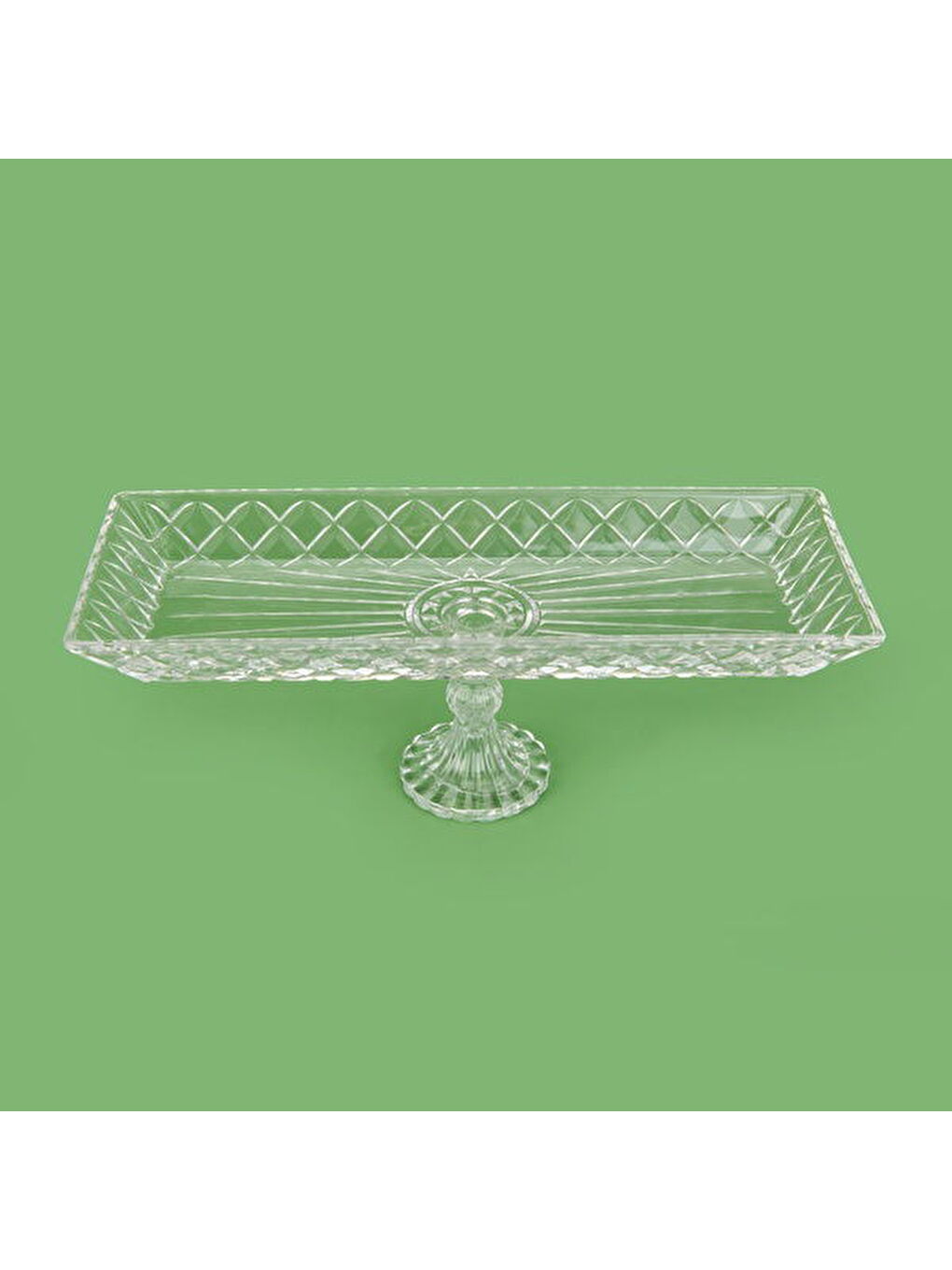 Renksiz Linka Sunumluk - Şeffaf - 39x15x14 cm-3