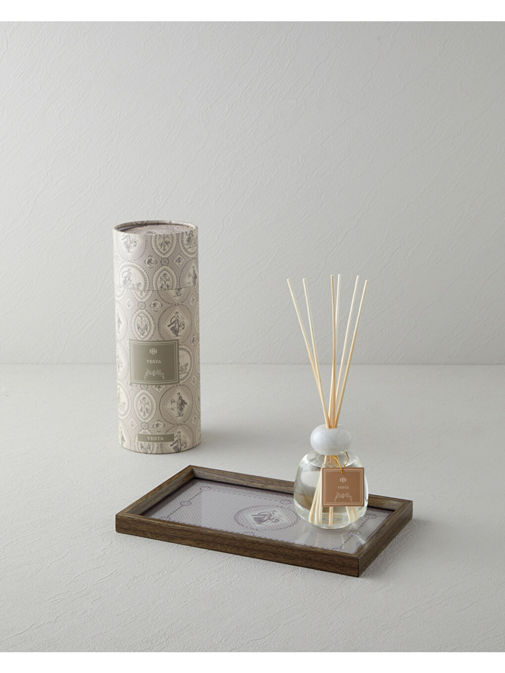 Vesta Dekoratif Tepsi 16x26 cm Bej-2