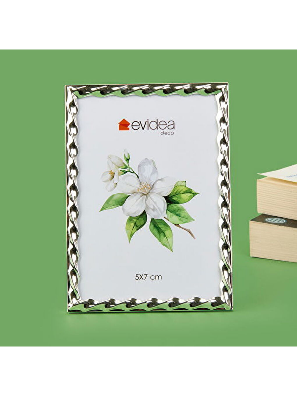 Gri Deco Cordoba Metal Fotoğraf Çerçevesi - Silver - 13x18 cm-2