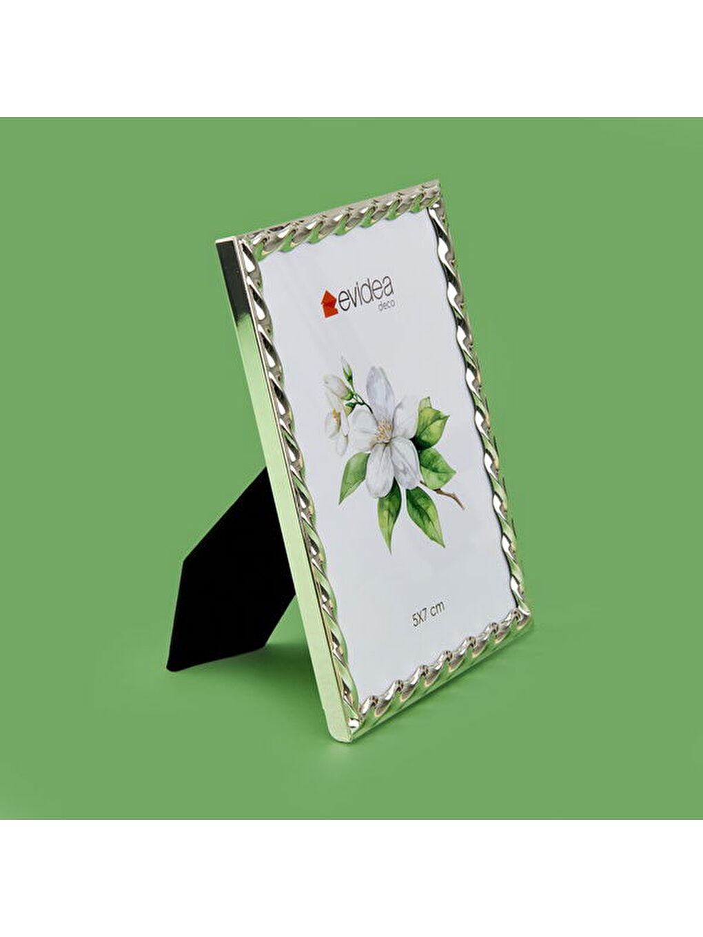 Gri Deco Cordoba Metal Fotoğraf Çerçevesi - Silver - 13x18 cm-3