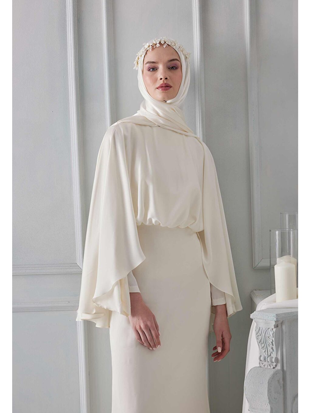 Beyaz Janjanlı Şal İnci-1