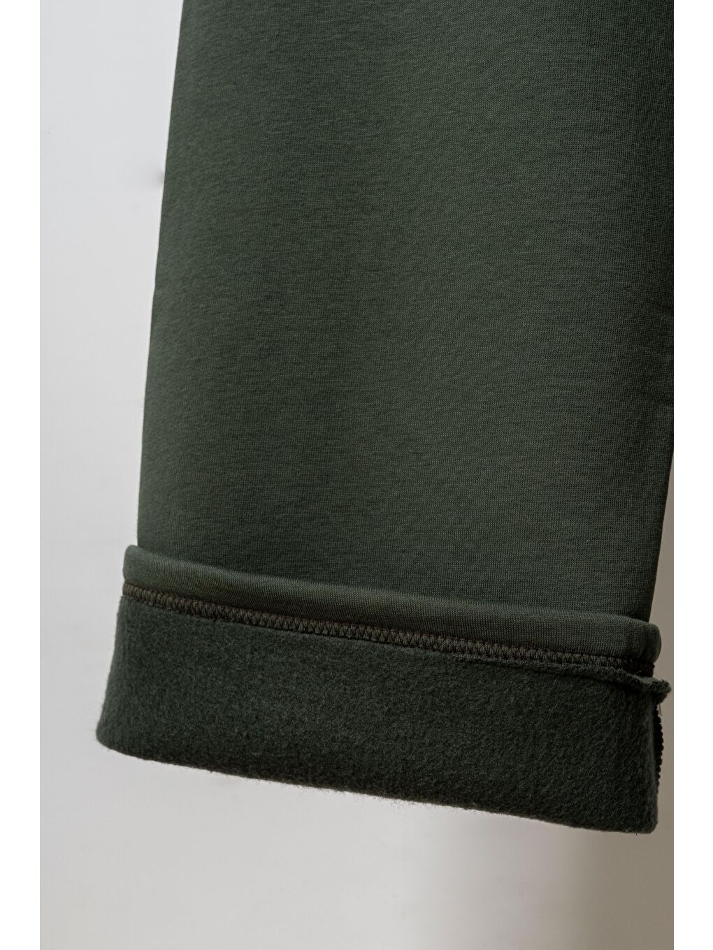 Haki 3 İp Bol Paçalı Kız Çocuk Eşofman Altı-4