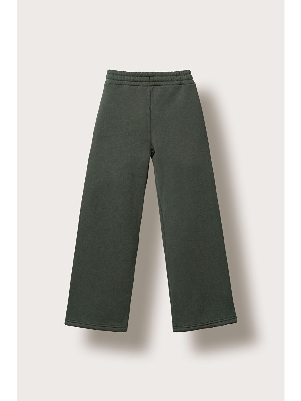 Haki 3 İp Bol Paçalı Kız Çocuk Eşofman Altı-5