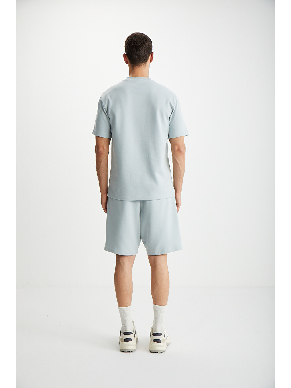 Mavi RAMADANP009 Erkek 75% Pamuk 25% Polyester MAVİ Şort-1