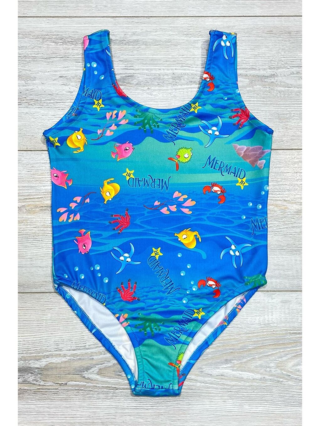 Mavi Trend Kız Çocuk Deniz Havuz Mayo