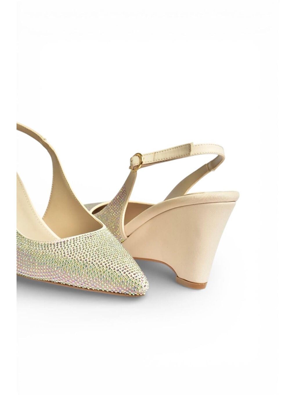 Bej Ten Kadın Topuklu Ayakkabı Y820801204-5