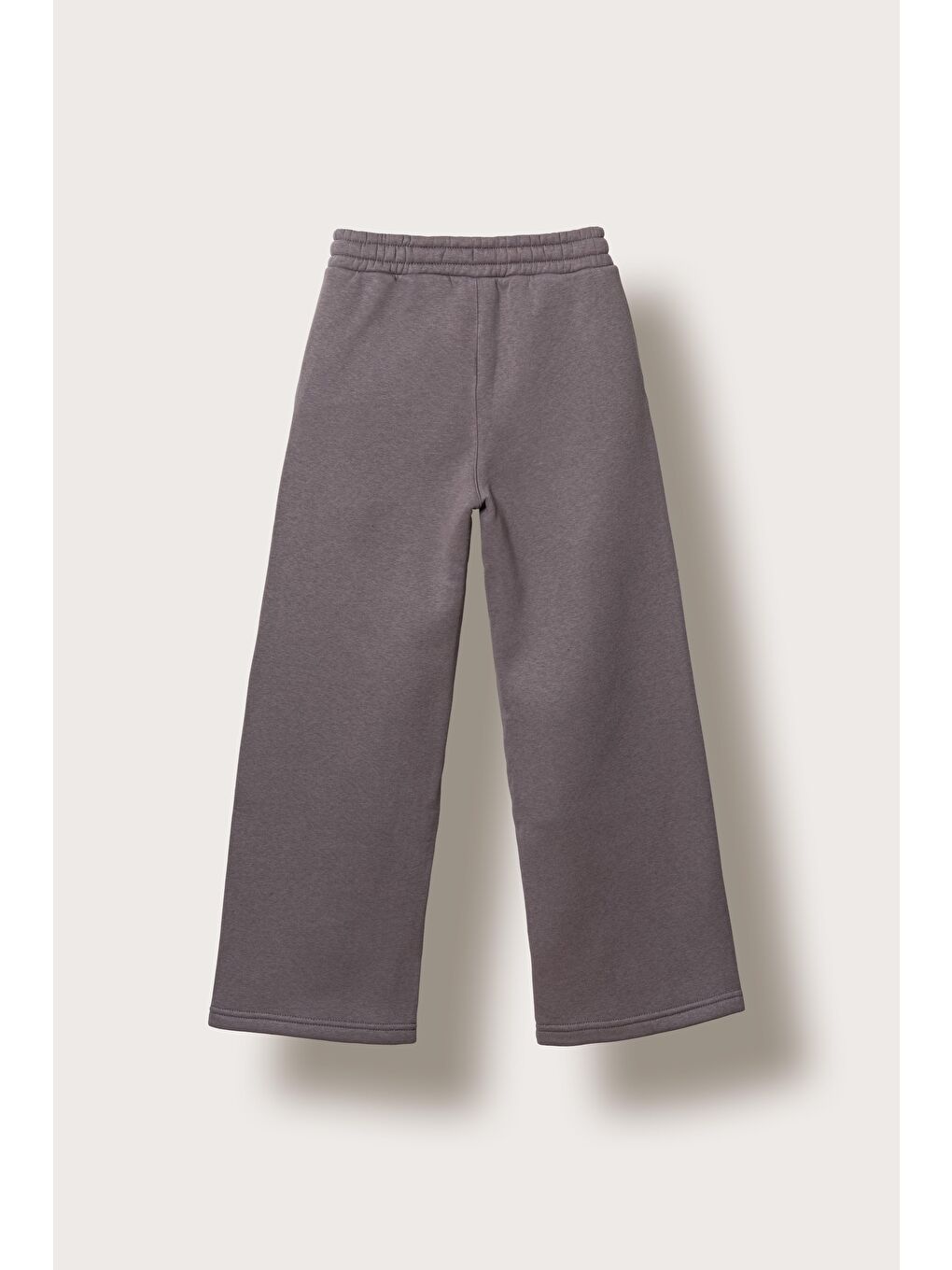 Gri 3 İp Bol Paçalı Kız Çocuk Eşofman Altı-5