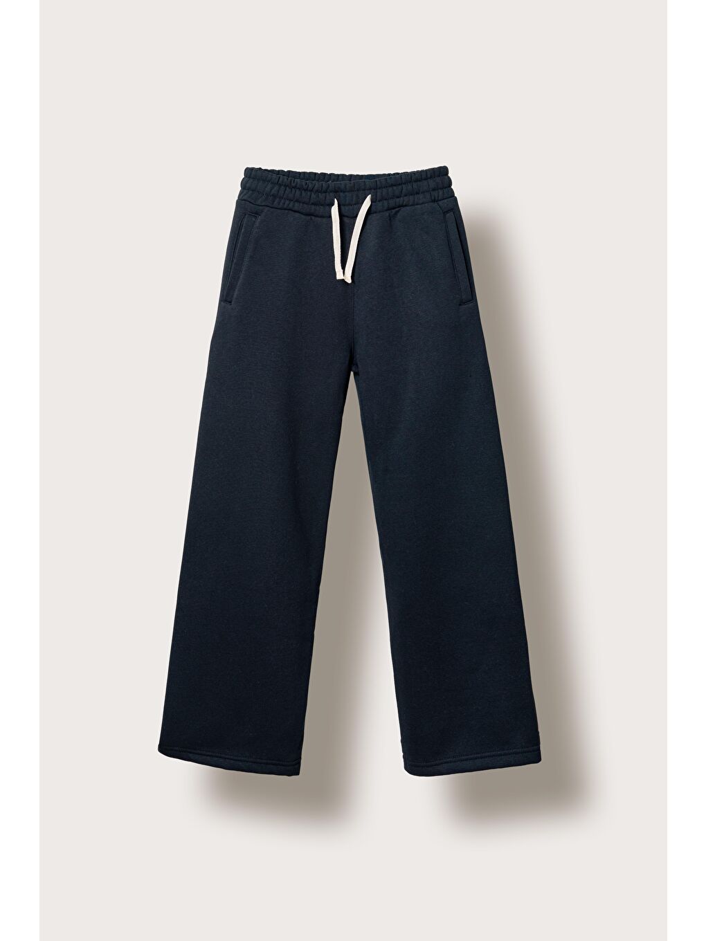 Lacivert 3 İp Bol Paçalı Kız Çocuk Eşofman Altı