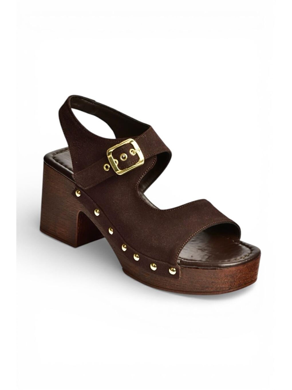 Kahverengi Kadın Topuklu Ayakkabı Y996793502-2