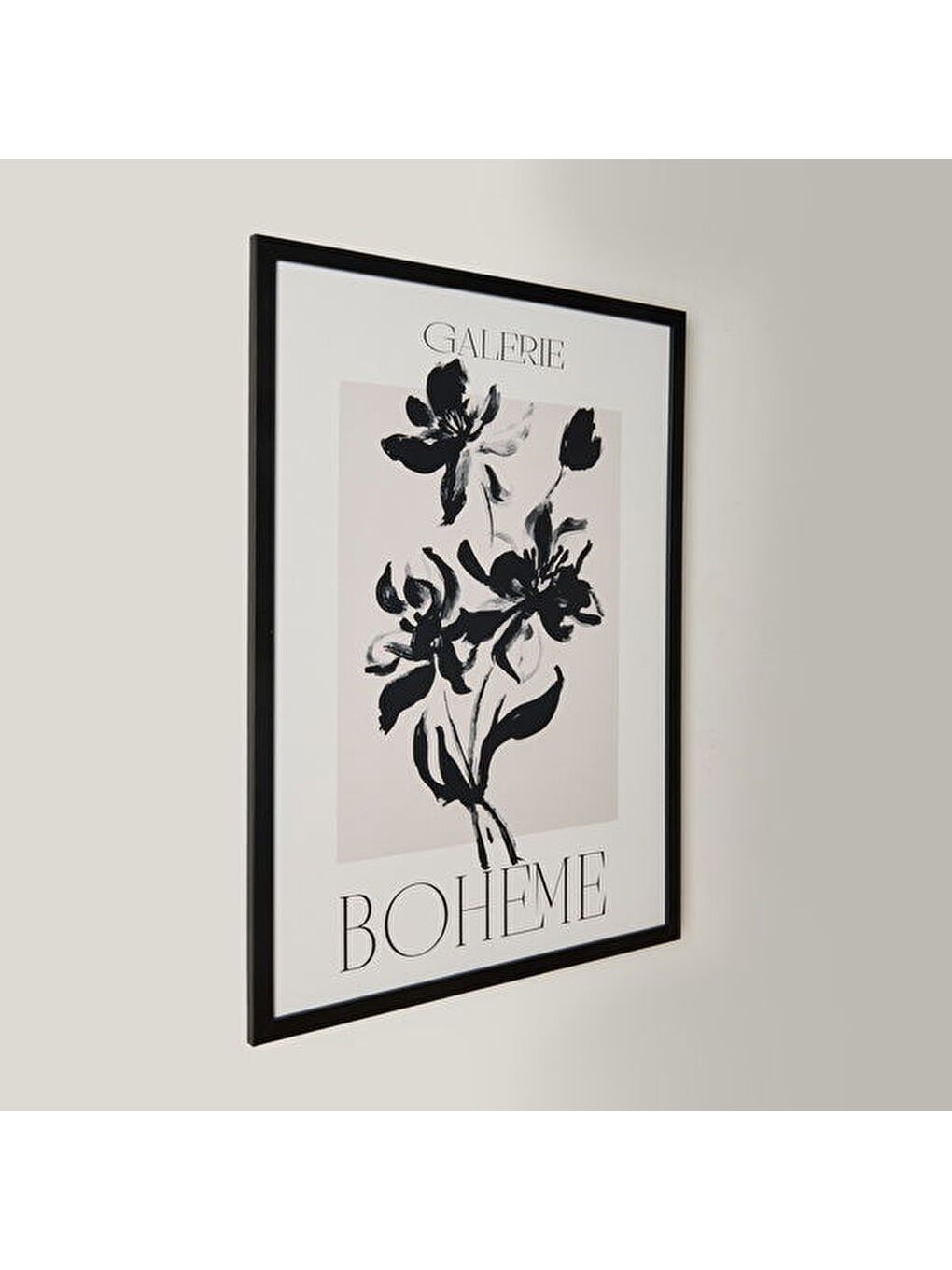 Deco French Cottage Galerie Boheme Çerçeveli Tablo - Siyah - 50x70 cm-2