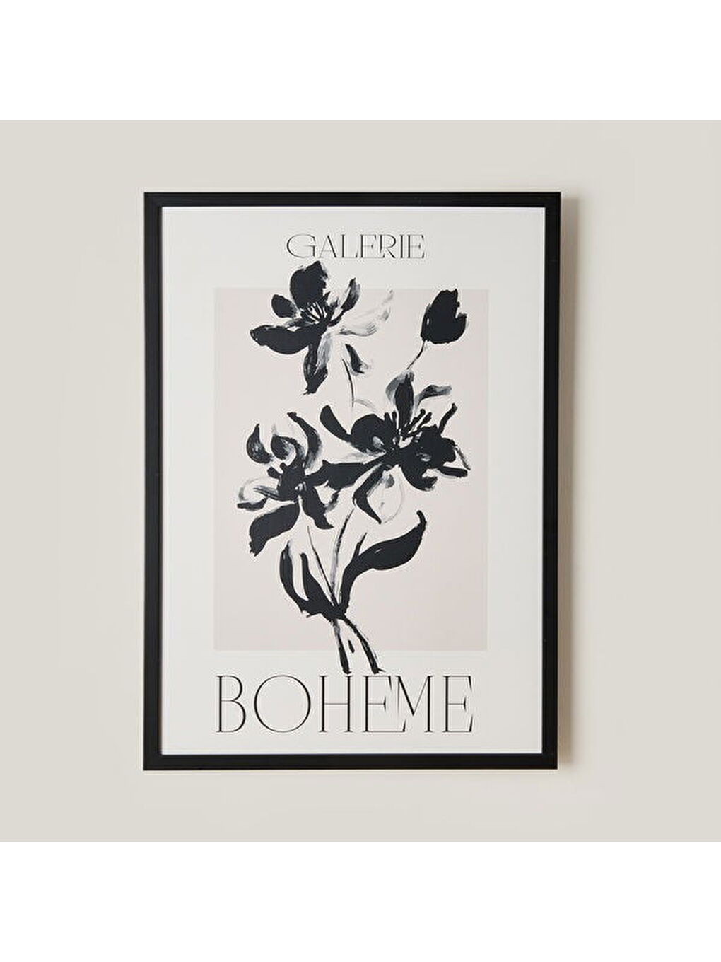 Deco French Cottage Galerie Boheme Çerçeveli Tablo - Siyah - 50x70 cm-3