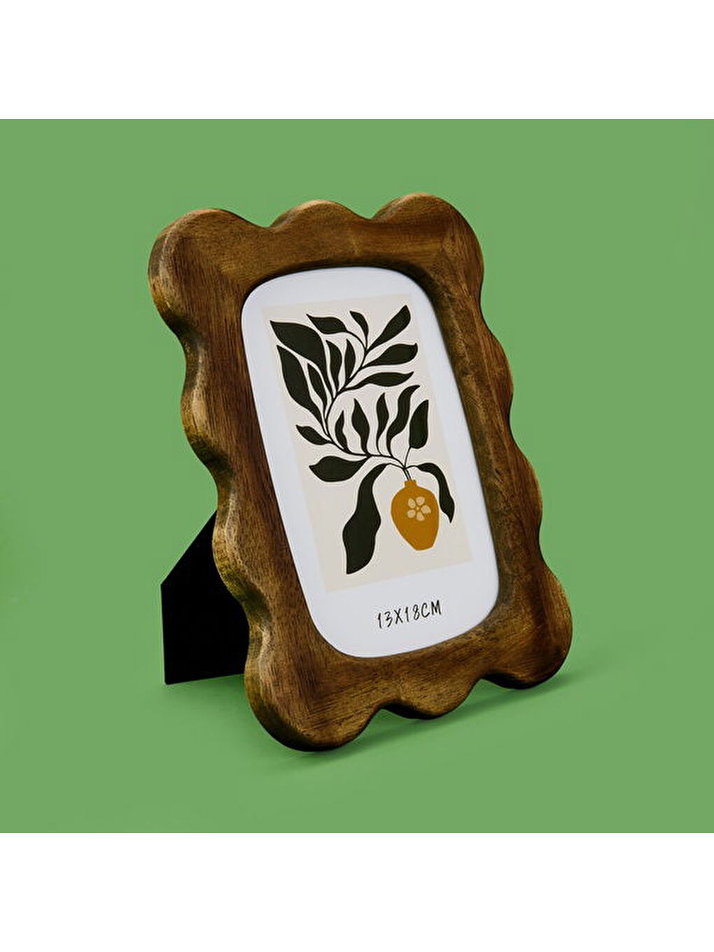 Deco Wavy Çerçeve - Kahverengi - 13x18 cm-1