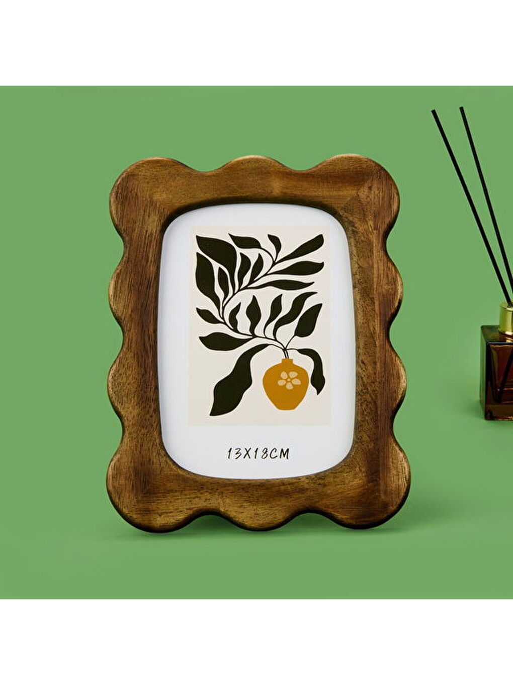 Deco Wavy Çerçeve - Kahverengi - 13x18 cm-3